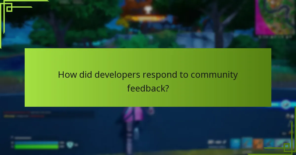 What suggestions did the community provide?